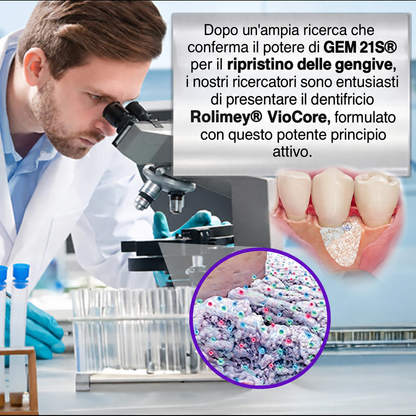 Rolimey® VioCore – Dentifricio al veleno d’api per gengivite e parodontite